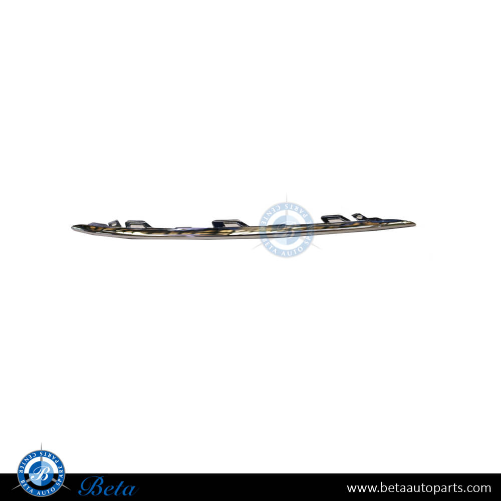 Left Side Fog Lamp Cover Upper Chrome Moulding Normal AMG for Mercedes S-Class W222 2018-2020 models, Part Number 2228853701 Left Side Fog Lamp Cover Upper Chrome Moulding Normal AMG for Mercedes S-Class W222 2018-2020 models, Part Number 2228853701